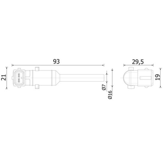 CRTX 5 000S - Level Control Switch, coolant level indicator 