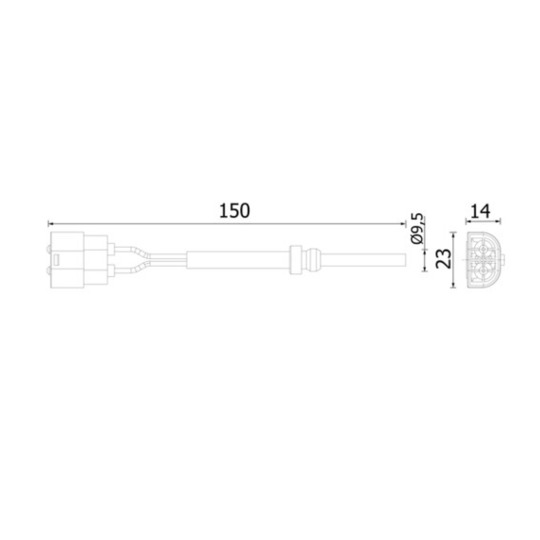 CRTX 2 000S - Level Control Switch, coolant level indicator 