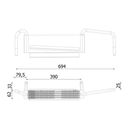 CLC 314 000S - Oil Cooler, engine oil 