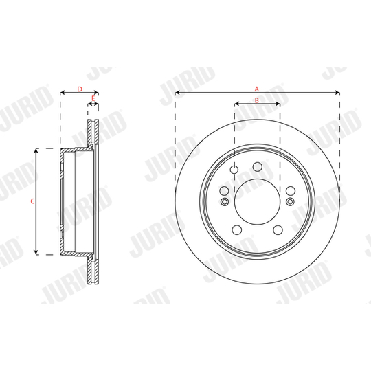 563501J - Brake Disc 