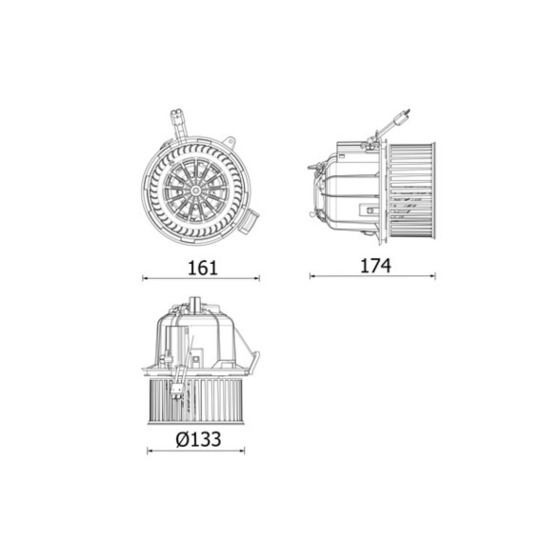 AB 328 000P - Sisätilapuhallin 