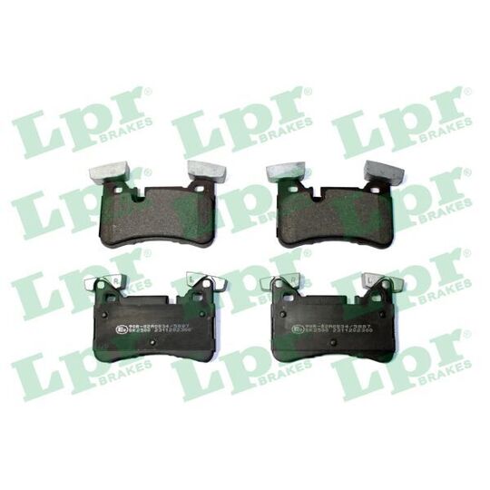 05P2300 - Brake Pad Set, disc brake 