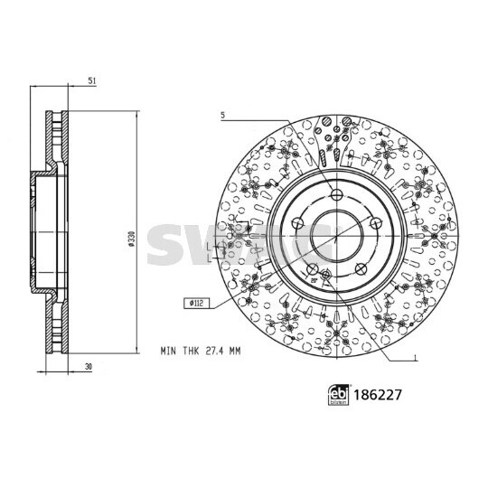 33 11 0318 - Brake Disc 