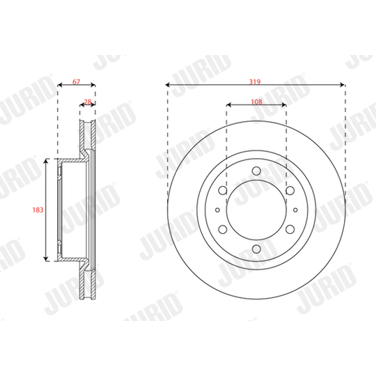 563726JC - Brake Disc 