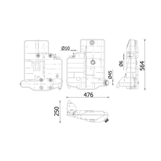 CRT 37 000S - Expansion Tank, coolant 