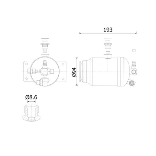 AD 326 000S - Dryer, air conditioning 