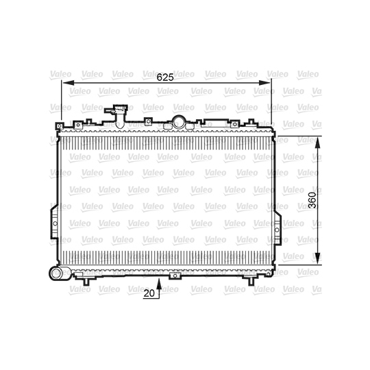 734781 - Radiaator, mootorijahutus 