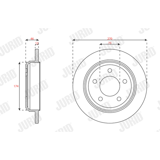 563567JC - Brake Disc 