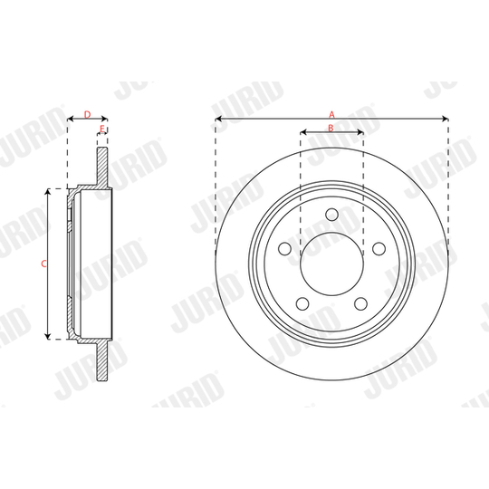 563567JC - Brake Disc 