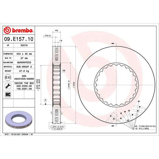 09.E157.10 - Brake Disc 