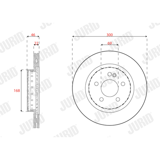 563458JVC-1 - Brake Disc 