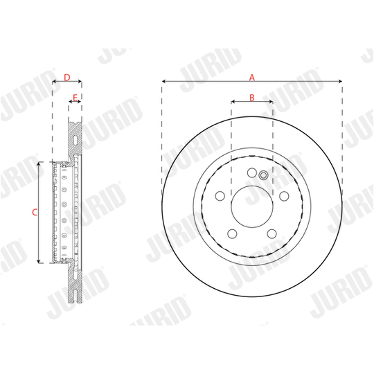 563458JVC-1 - Brake Disc 