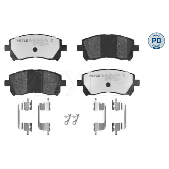 025 235 5817/PD - Brake Pad Set, disc brake 