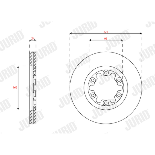 563463J - Brake Disc 