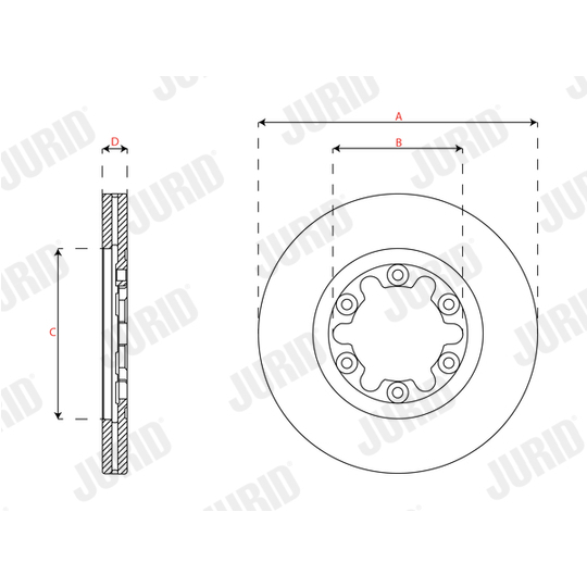 563463J - Brake Disc 