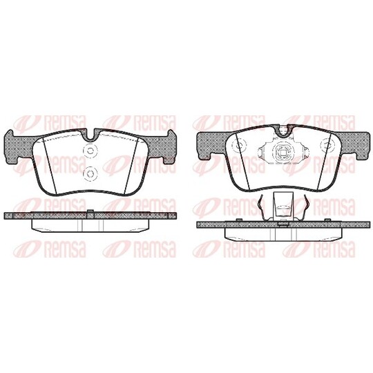 1478.00 - Brake Pad Set, disc brake 