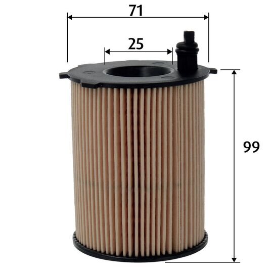 586665 - Oil filter 