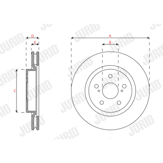 563498JC - Brake Disc 