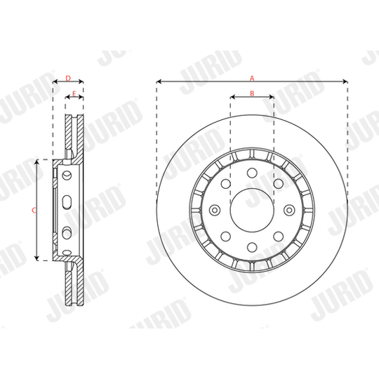 563698JC - Brake Disc 