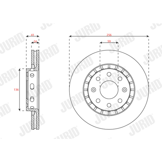 563698JC - Brake Disc 