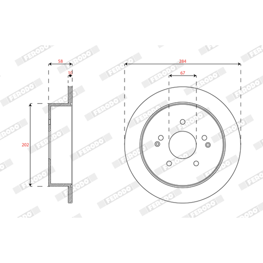 DDF1992C - Brake Disc 