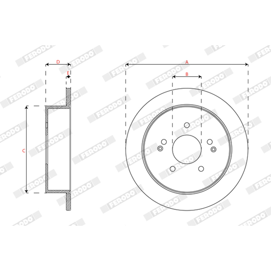 DDF1992C - Brake Disc 