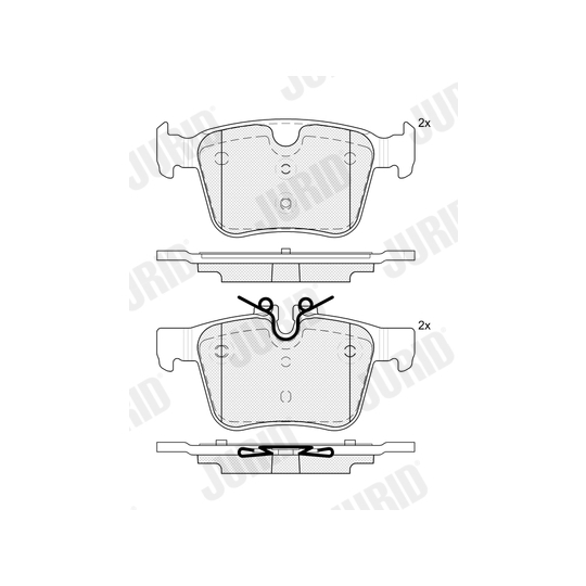 574097J - Brake Pad Set, disc brake 