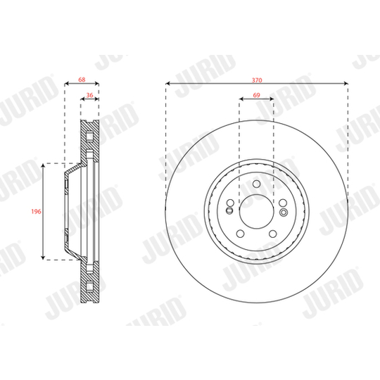 563617JC-1 - Brake Disc 