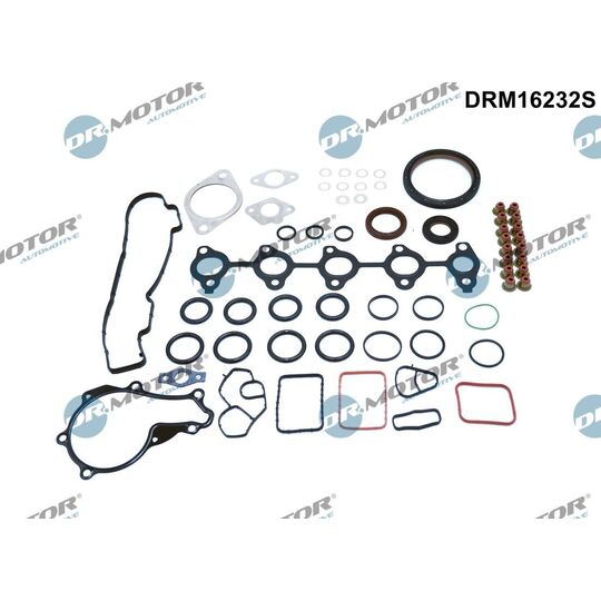 DRM16232S - Full Gasket Set, engine 