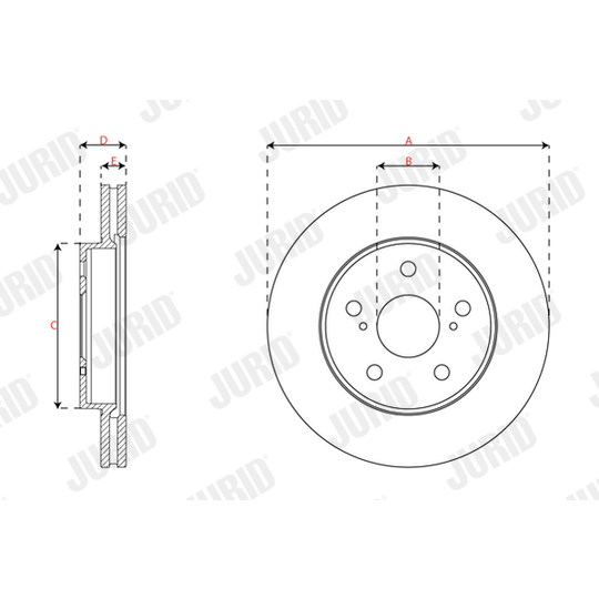 563672JC - Brake Disc 