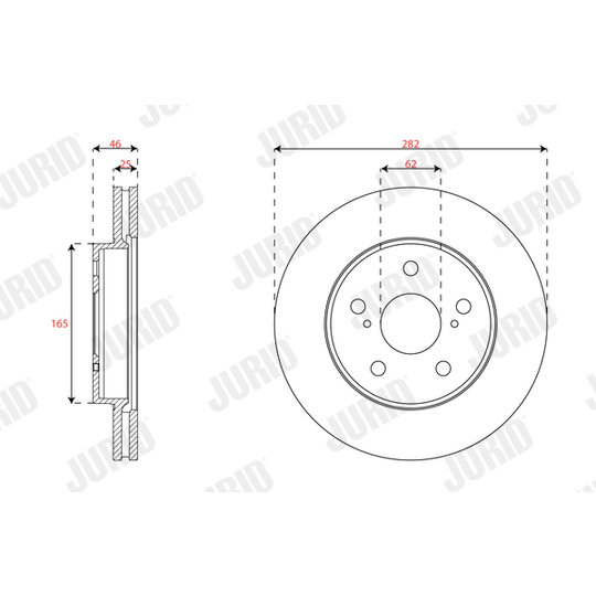 563672JC - Brake Disc 