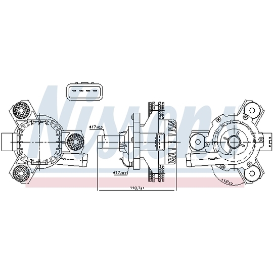 832171 - Auxiliary Water Pump (cooling water circuit) 