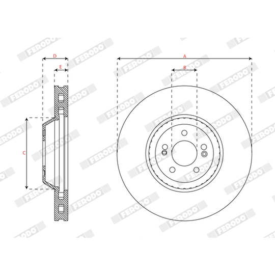 DDF2521C-1 - Brake Disc 