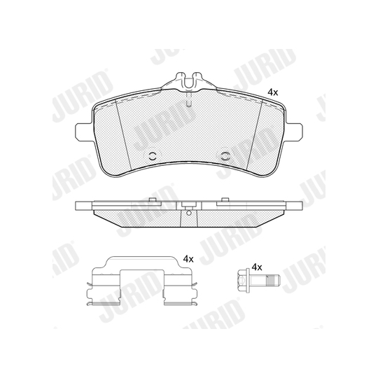 574138J - Brake Pad Set, disc brake 