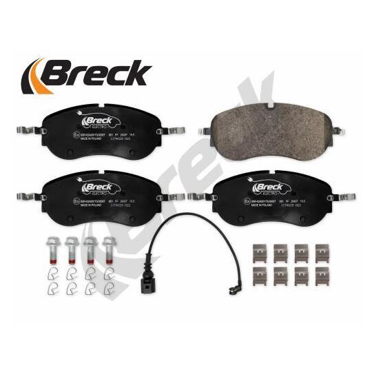 26407 00 651 00 - Brake Pad Set, disc brake 