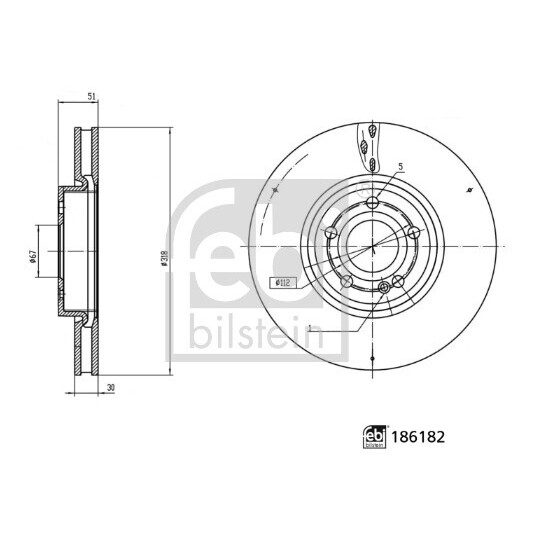 186182 - Brake Disc 