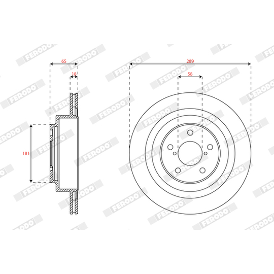 DDF2965C - Brake Disc 