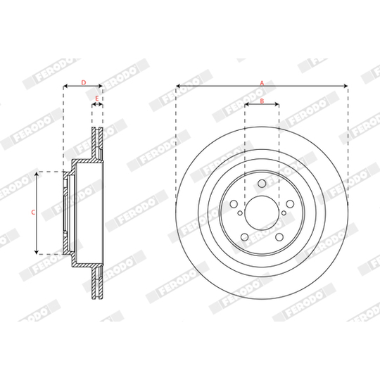 DDF2965C - Brake Disc 