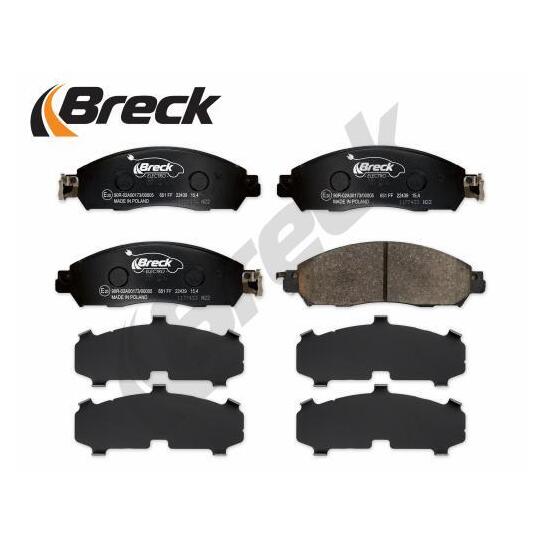 22439 00 651 00 - Brake Pad Set, disc brake 