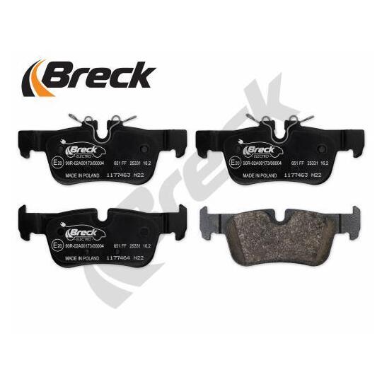 25331 00 651 00 - Brake Pad Set, disc brake 