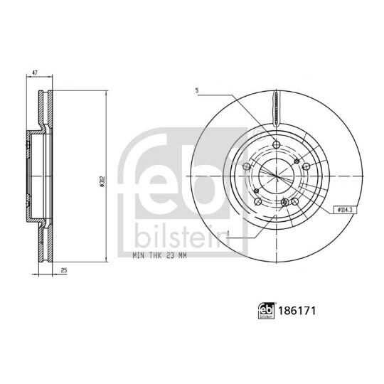 186171 - Brake Disc 