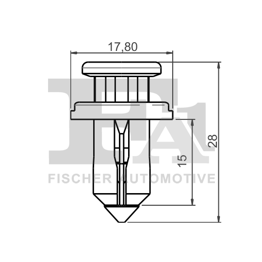 72-30003.10 - Clip, trim/protection strip 