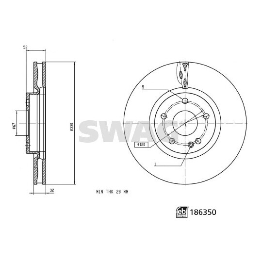 33 11 0369 - Brake Disc 