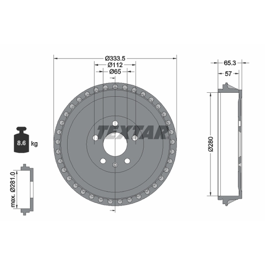 94049000 - Brake Drum 