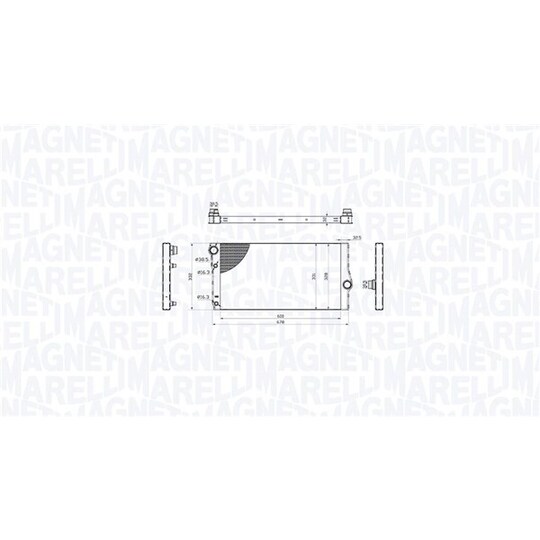 350213214600 - Radiator, engine cooling 