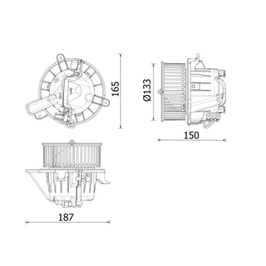 AB 325 000P - Interior Blower 