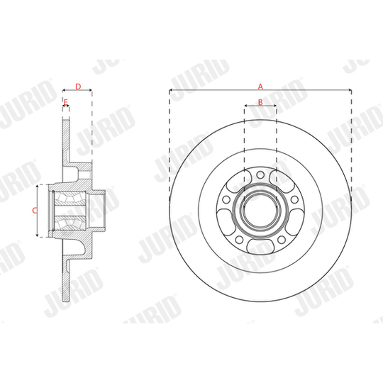 563557JC-1 - Brake Disc 