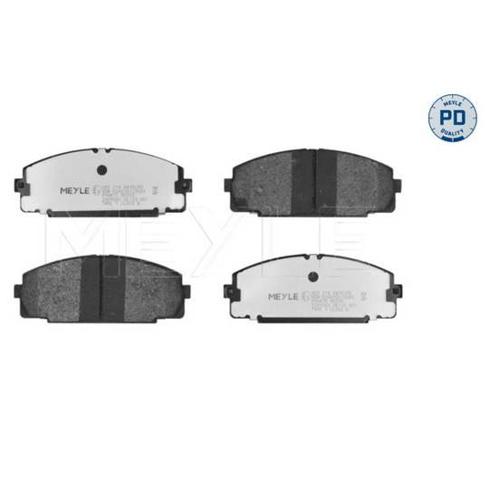 025 214 6815/PD - Brake Pad Set, disc brake 