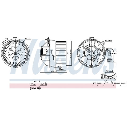 87628 - Interior Blower 