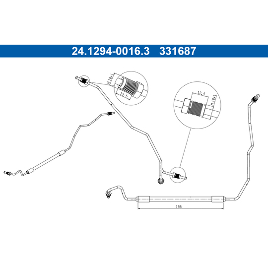 24.1294-0016.3 - Bromsslang 